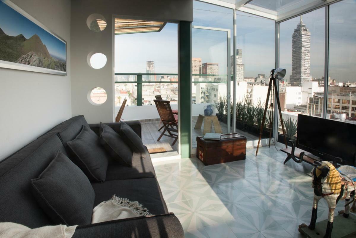 メキシコシティDuplex/Terraza Privada En Corazon Centro Historicoアパートメント エクステリア 写真
