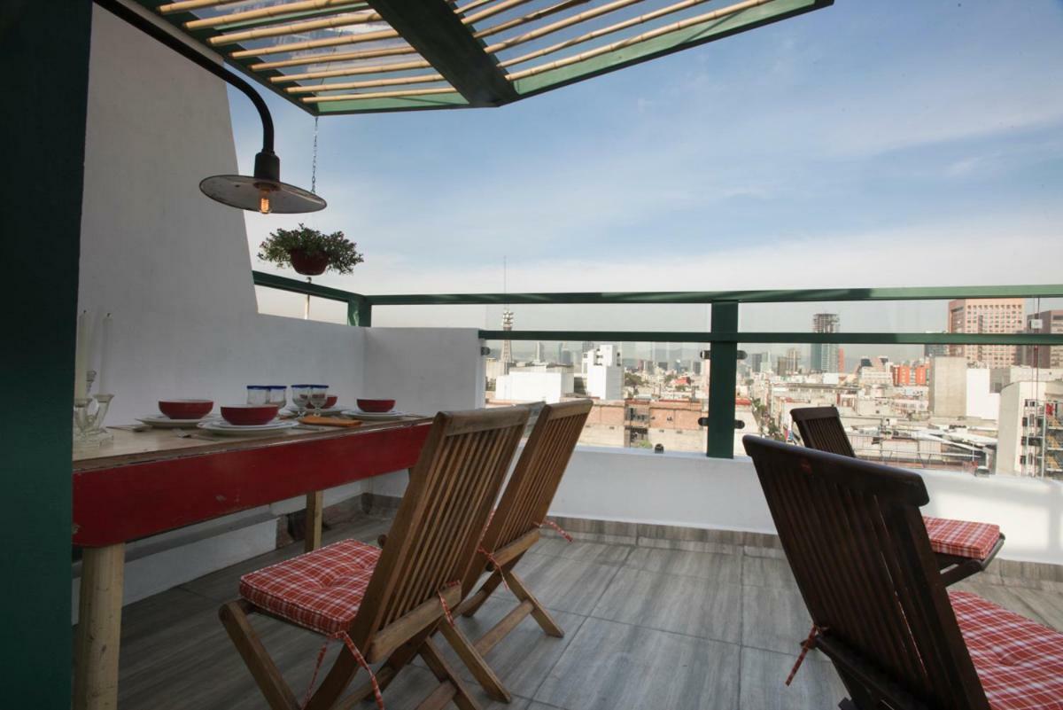 メキシコシティDuplex/Terraza Privada En Corazon Centro Historicoアパートメント エクステリア 写真